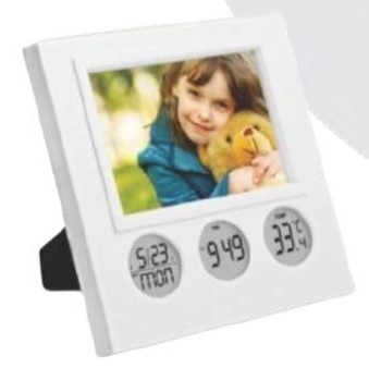 Clock Frame for Office Desk and Home Table Display, Stylish Timepiece Gift Item for Corporate Gifting, Decor Use and Everyday Tabletop Utility